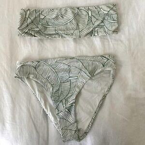 Charlie Holiday Bandeau High-Waist Bikini Size M